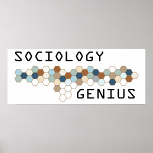 Póster Genio de sociología