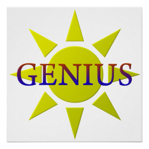 Póster Genius