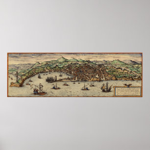 Póster Genoa Italy circa 1560 Poster