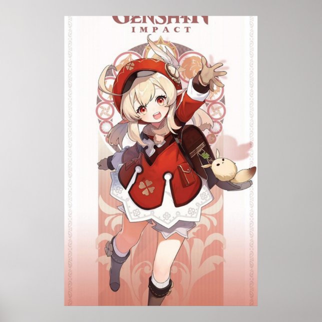 Póster Genshin Impact Klee (Frente)