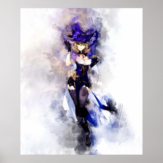 Póster Genshin Impact - Lisa (Frente)