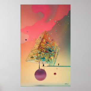 Póster Gente Desplazada Lugares Reyes