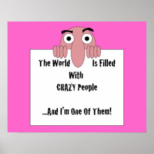 Póster Gente loca, soy uno de ellos