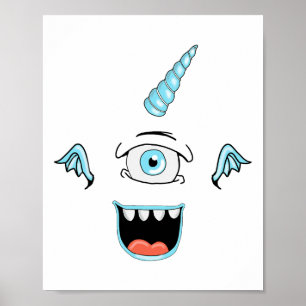 Póster Gente Púrpura come vestuario de Halloween