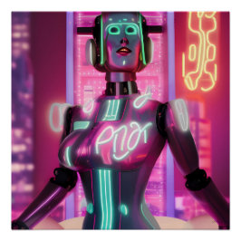 Póster Gente que odia el arte de IA