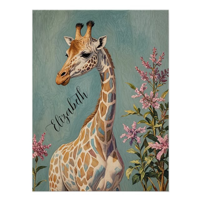 Póster Gentil Gigante Personalizado  (Anverso)