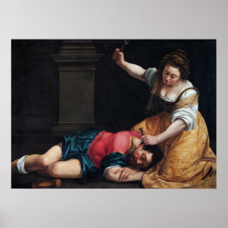 Póster Gentileschi - Jael y Sisera