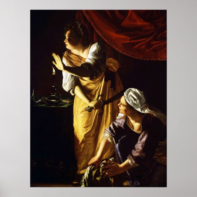 Póster Gentileschi - Judith Y Empleado (Frente)