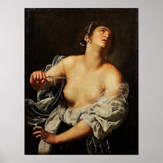 Póster Gentileschi - Lucrecia Artcurial (Frente)