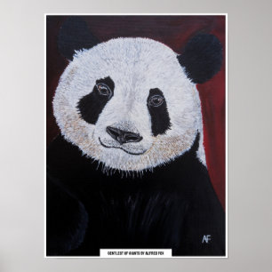 Póster Gentlest of Giants Pintura de Alfred Fox