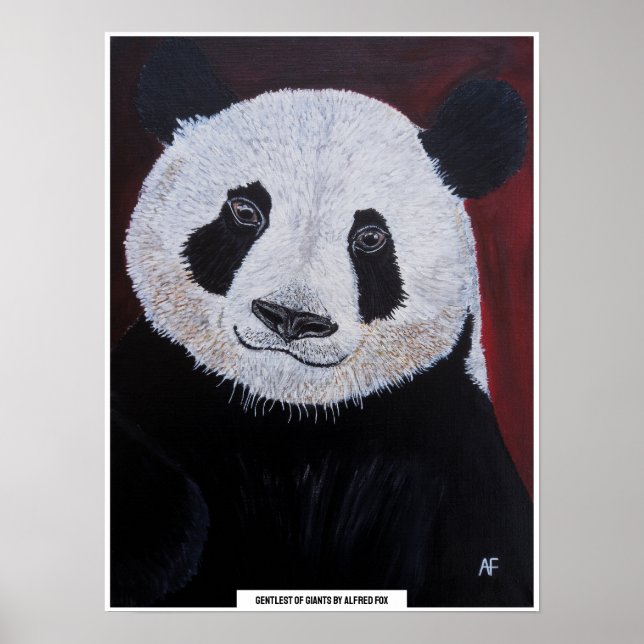 Póster Gentlest of Giants Pintura de Alfred Fox (Frente)