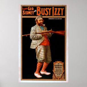 Póster Geo divertido. Sidney como poster ocupado del