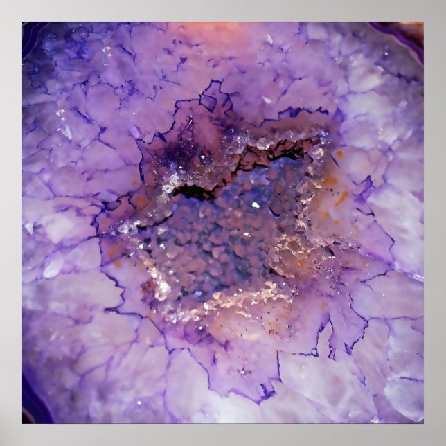 Póster Geode de Amethyst Falln (Frente)