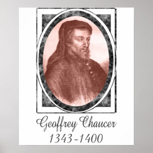 Póster Geoffrey Chaucer