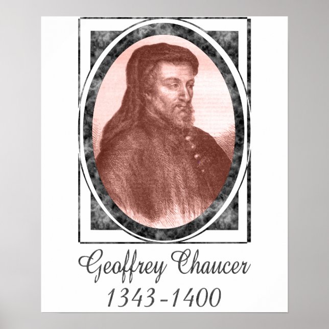 Póster Geoffrey Chaucer (Frente)