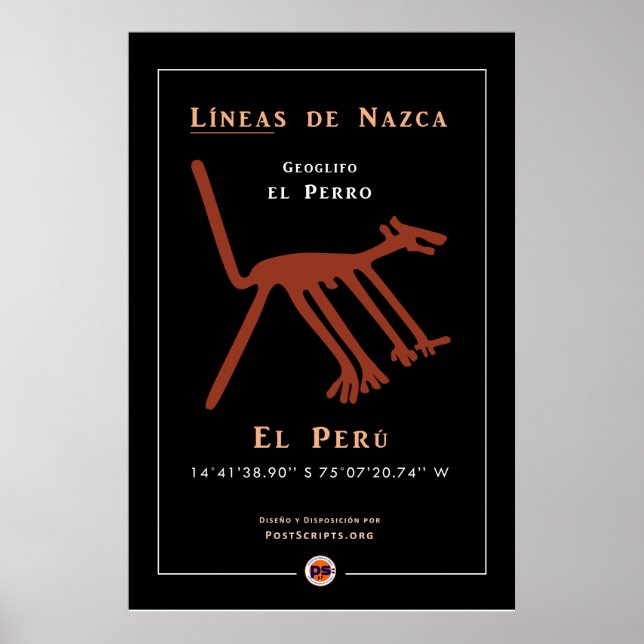 Póster Geoglíficos de Nazca (Frente)