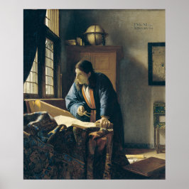 Póster Geógrafo de Vermeer - Poster