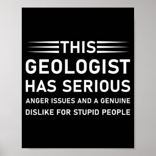 Póster Geología Ciencias de la Tierra Camiseta Divertida