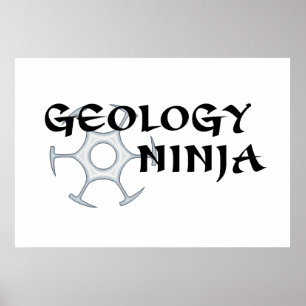 Póster Geology Ninja Poster