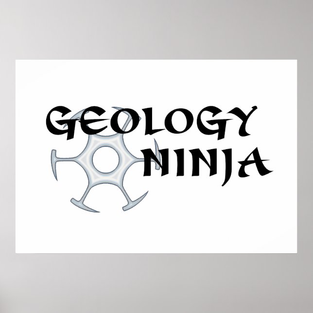 Póster Geology Ninja Poster (Frente)
