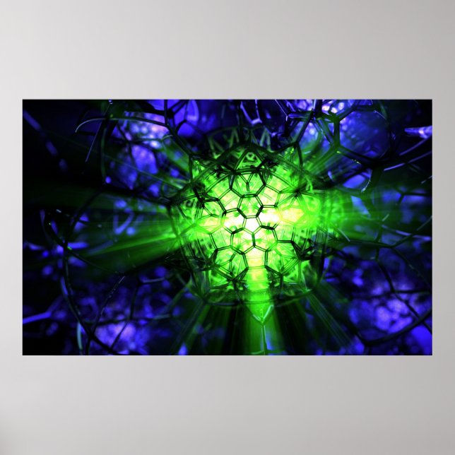 Póster Geomancia (verde) (Frente)