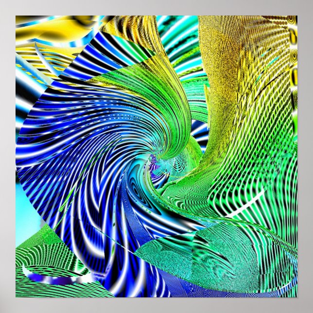 Póster Geometría abstracta 1.1b (Frente)