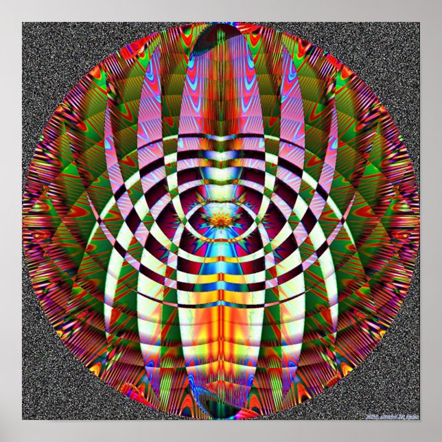 Póster Geometría abstracta 3.2b (Frente)