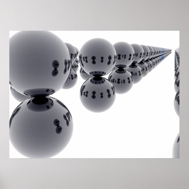 Póster Geometría abstracta A (Frente)