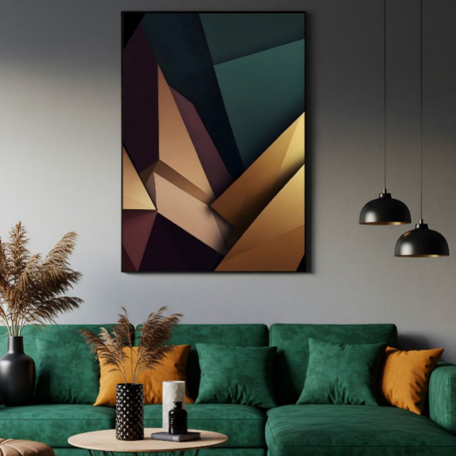 Póster Geometría abstracta profunda (Subido por el creador)