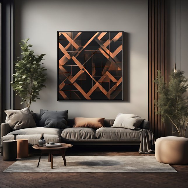 Póster Geometría Ámbar Nocturna (Subido por el creador)