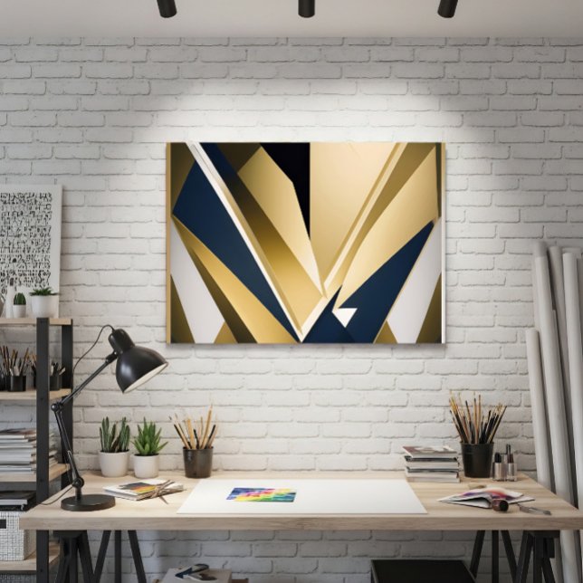 Póster Geometría Corporativa Premium (Subido por el creador)