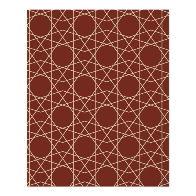 Póster Geometría de arena de Pompeya (Anverso)