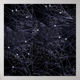 Póster geometría de espacio