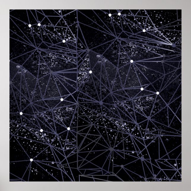 Póster geometría de espacio (Frente)