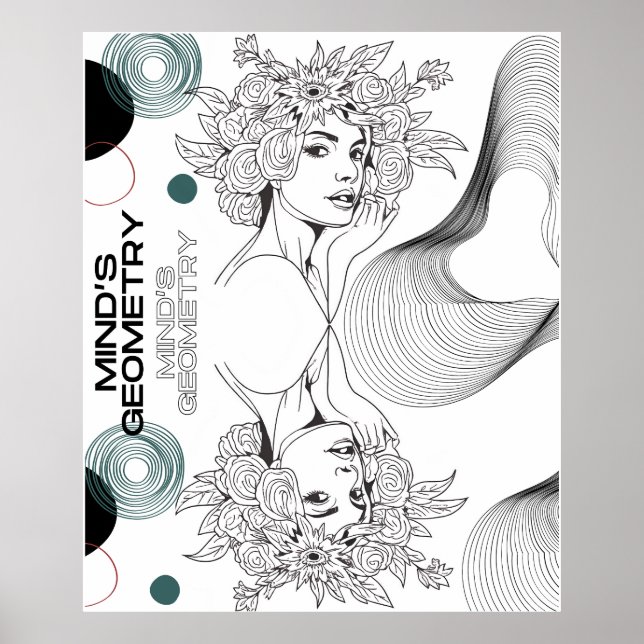 Póster Geometría de la mente (Frente)