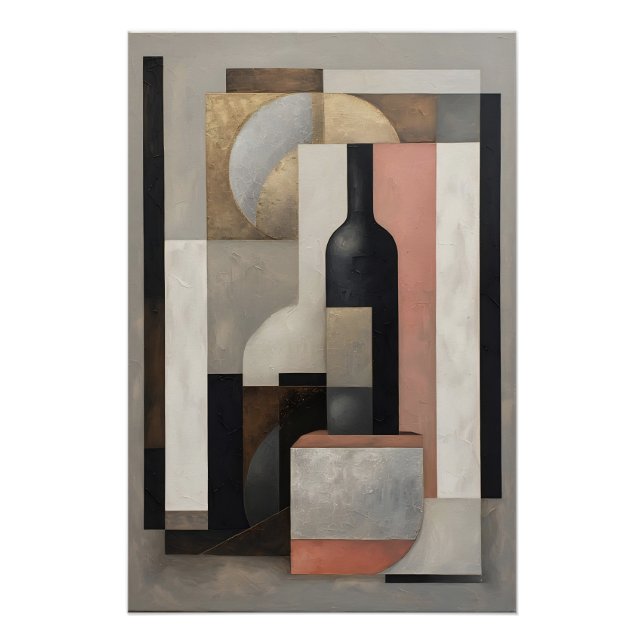 Póster Geometría de la quietud (Anverso)