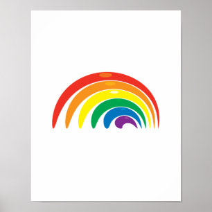 Póster Geometría del arcoiris