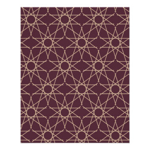 Póster Geometría del crepúsculo de Petra