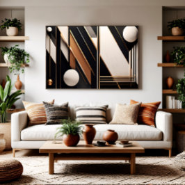 Póster Geometría del lujo