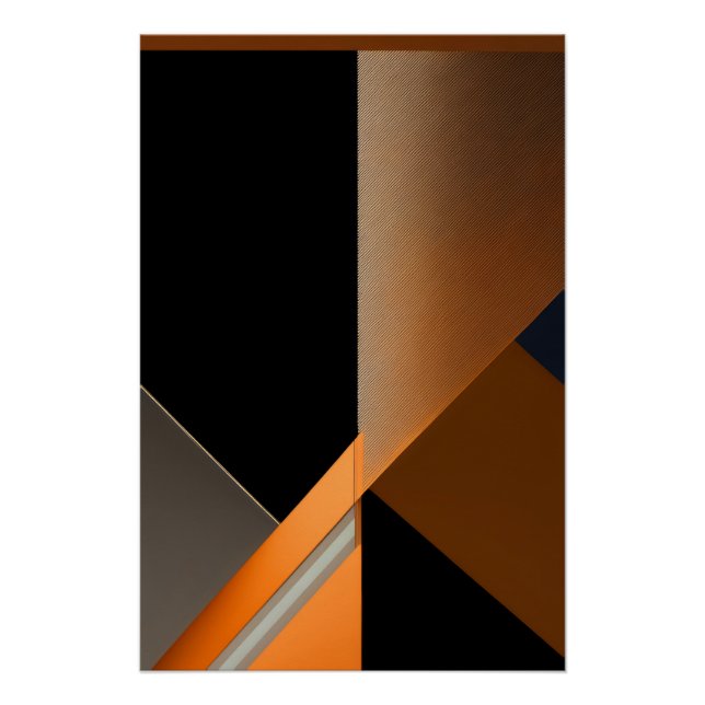 Póster Geometría del silencio (Anverso)