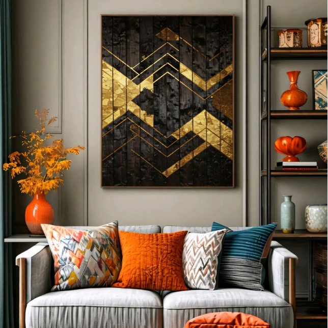 Póster Geometría Dorada (Subido por el creador)