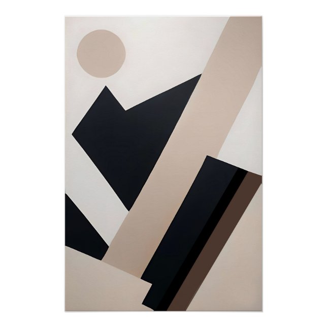 Póster Geometría en armonía (Anverso)