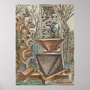 Póster Geometria et Perspectiva- III