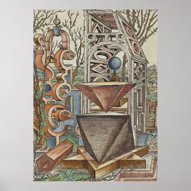 Póster Geometria et Perspectiva- III (Frente)