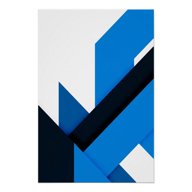 Póster Geometría Fluida (Anverso)