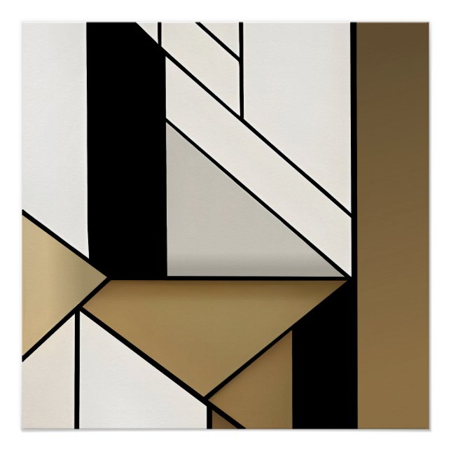 Póster Geometría lineal (Anverso)