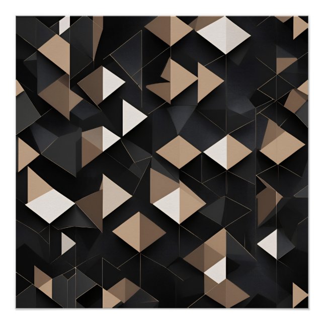 Póster Geometría Lujosa (Anverso)