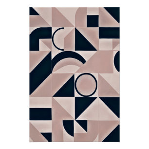 Póster Geometría minimalista