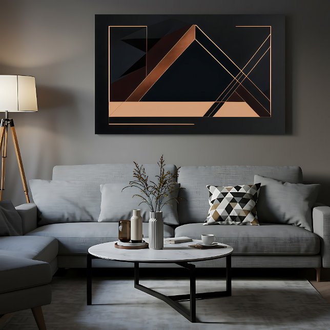 Póster Geometría minimalista de cobre (Subido por el creador)