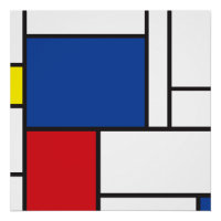 Geometría Minimalista mondrina De Stijl Arte Moder